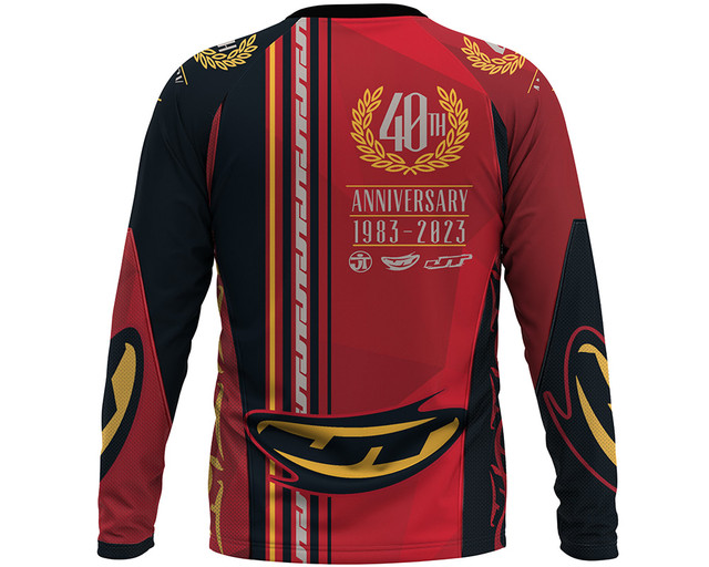 JT 40th Year Anniversary Contact Paintball Jersey - Vivid Ruby Red XL
