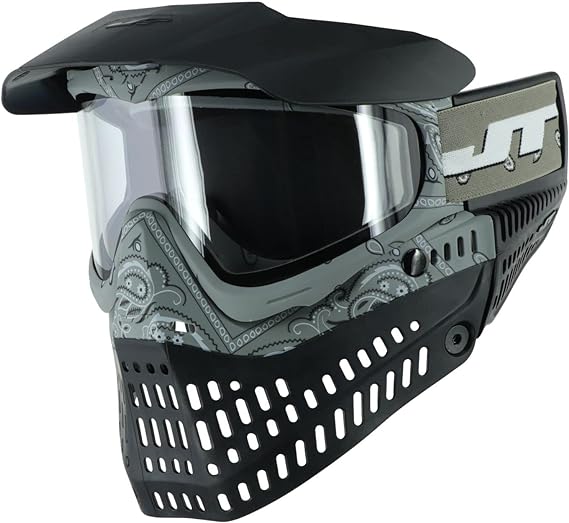 JT Spectra Proflex LE Goggle Bandana Gray w/ Clear & Smoke Thermal