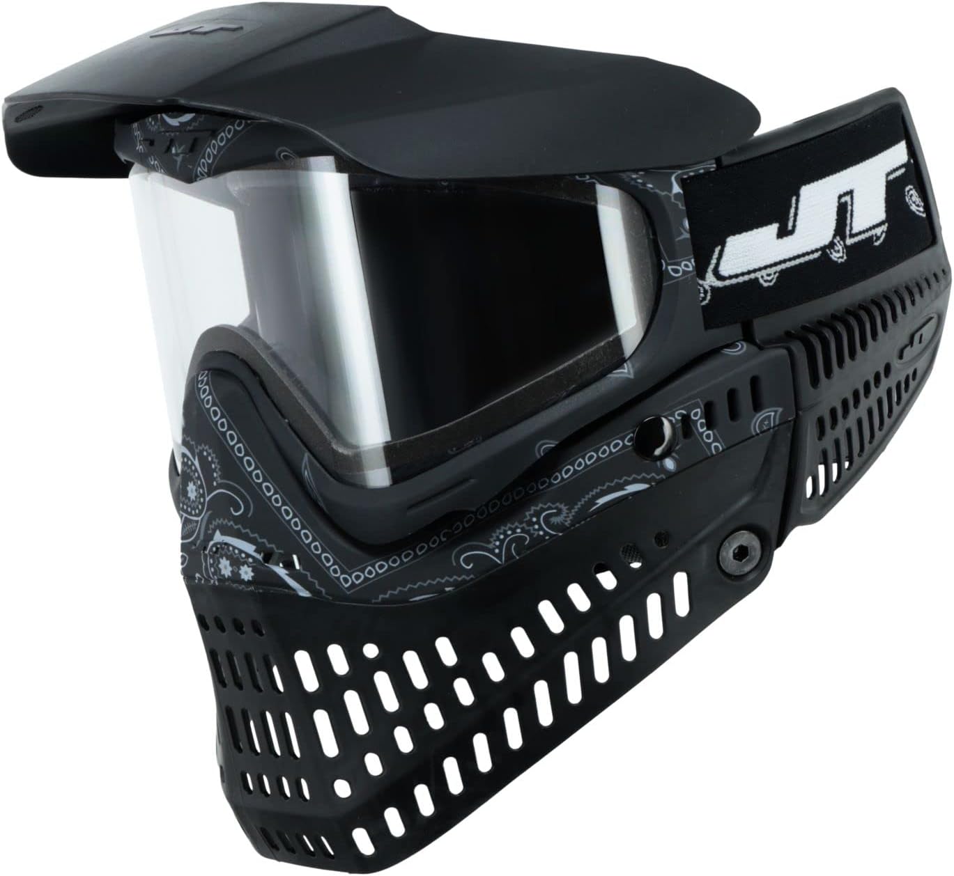 JT Spectra Proflex LE Goggle Bandana Black w/ Clear & Smoke Thermal