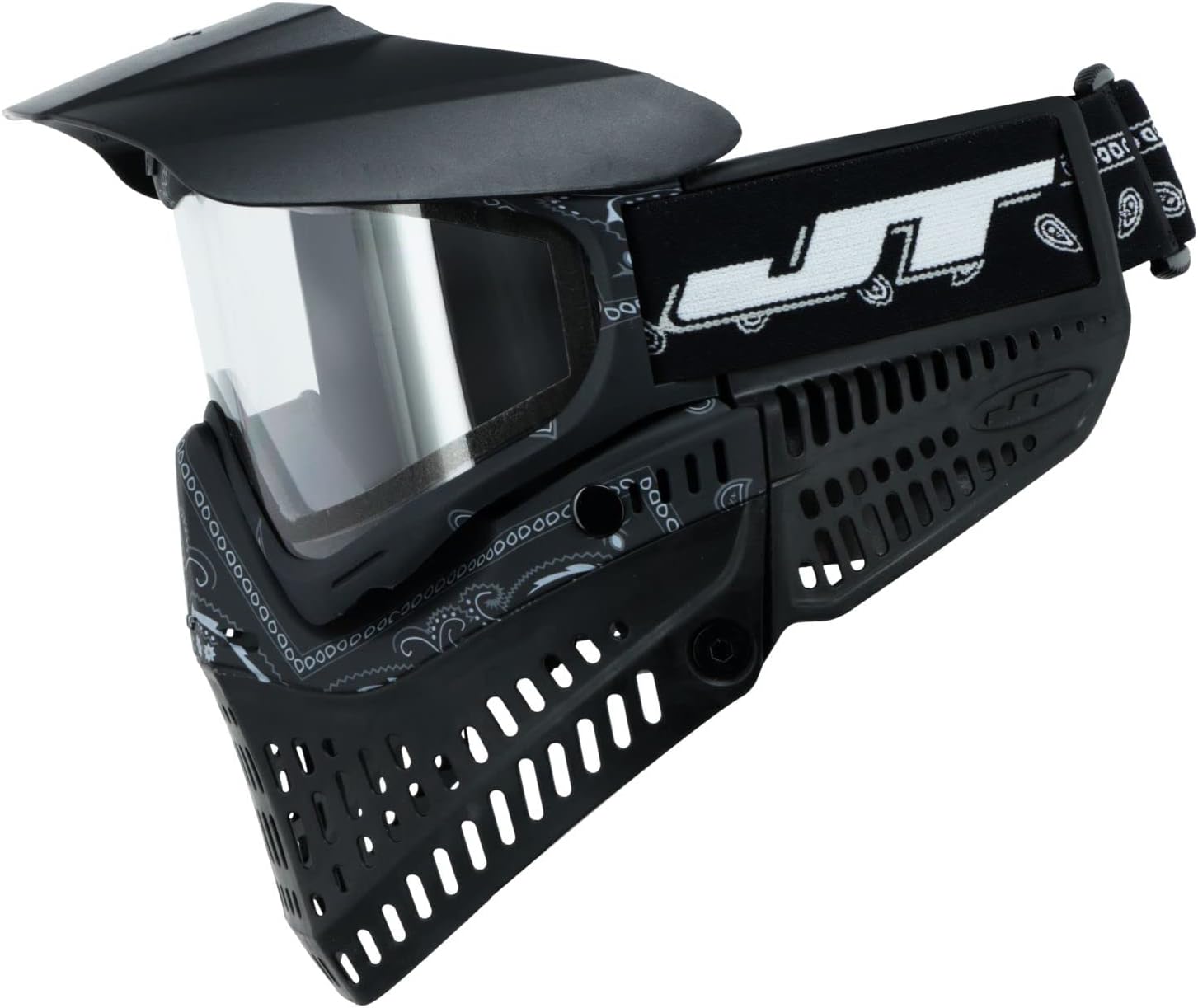 JT Spectra Proflex LE Goggle Bandana Black w/ Clear & Smoke Thermal