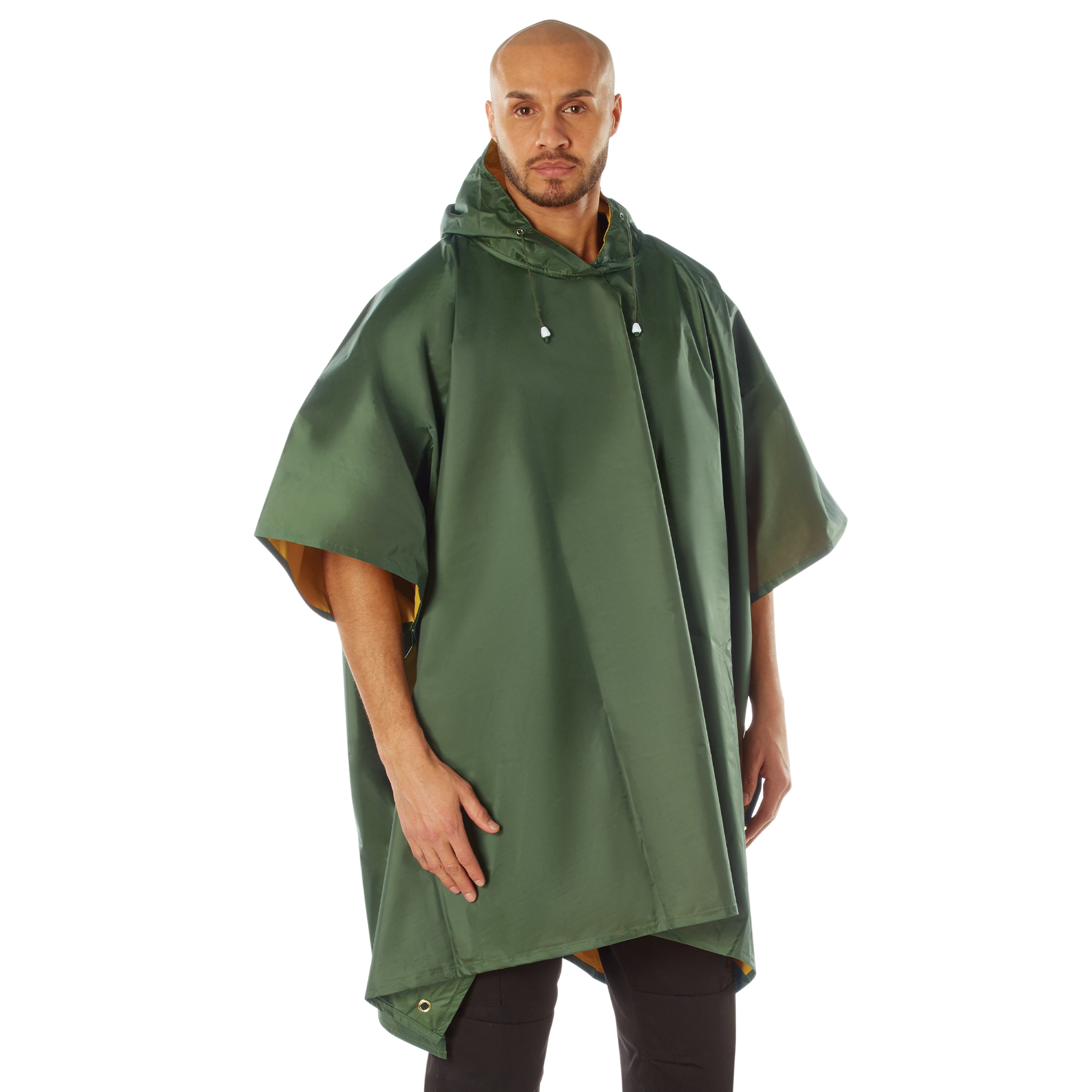 Rothco Reversible Rubberized Poncho Rothco Reversible Rubberized Poncho