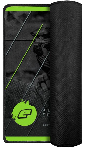 Planet Eclipse XL Gaming Mousepad, Logos Black / Green