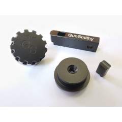 Gunsmithy VSR10/SSG10 Arm & TDC Turret (4pc Aluminum set)