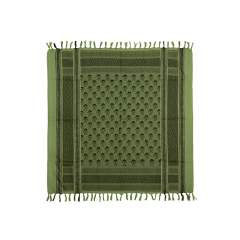 Pirate Skull Pattern Shemagh Scarf - Olive
