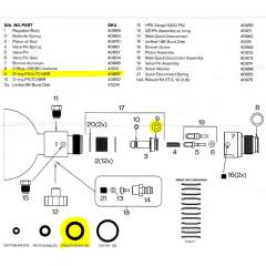 G1 HPA Tippmann Regulator Part O-ring P10A/70 NBR/UR (Part # 9)