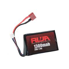 RWA 7.4V 1300mAh (20C) PEQ LiPo Akku, DEANS