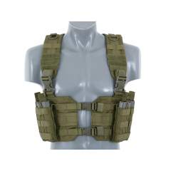 Split Front Chest Harness - Olive [8FIELDS]