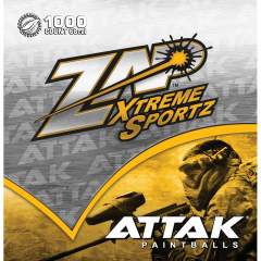 Zap Attack Paintball Metallic Pink Shell - Yellow Fill 1000kpl