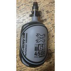 HK Army Bottle Alpha Air® 68ci - Graphite+NINJA V2+Dye rubber Grip Esittelytuote