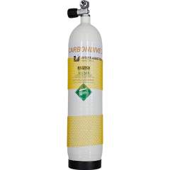 6,8L 300 bar Kevlar Paineilmapullo + Venttiili Leima 01/25