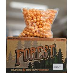 Forest Paintballs .68 Cal 2000pcs - Orange Shell / Yellow Paint Forest Paintballs .68 Cal 2000pcs - Orange Shell / Yellow Paint