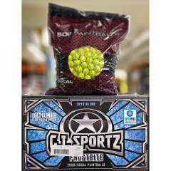 GI Frostbite Värikuulat .68 Cal 2000 kpl, Keltainen maali