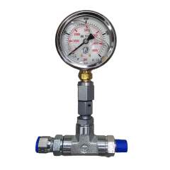 Painemittari Letkun Väliin 300 BAR