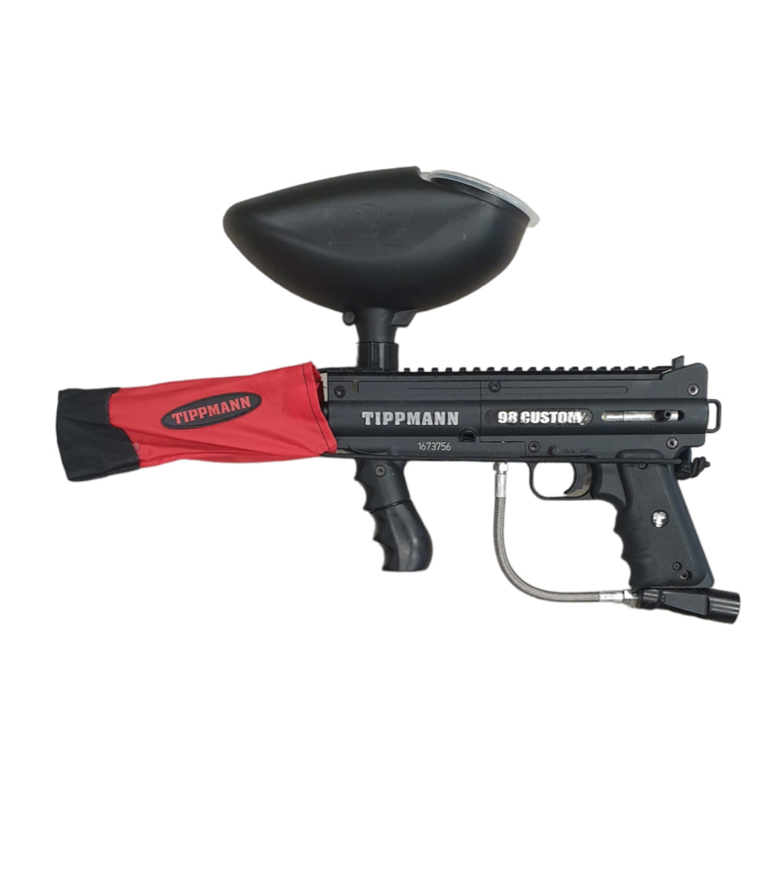 Tippmann 98 PS + Loaderi - KÄYTETTY