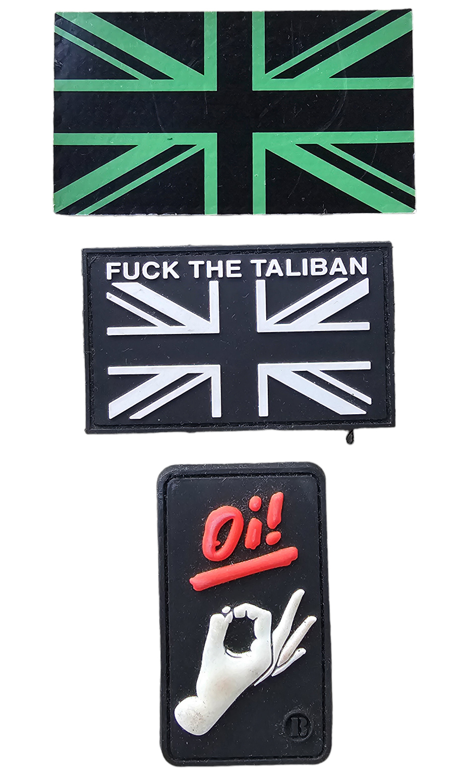 UK Velcro Merkit 3KPL - KÄYTETTY