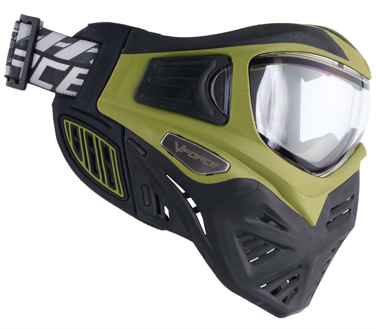 VForce Grill 2.0 Goggle - Crocodile Thermal Clear - Olive / Black