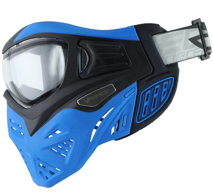 V-Force Grill 2.0 Paintball Goggles, Azure (Black/Blue)
