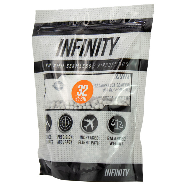 Valken INFINITY Biodegradable 0.32g Airsoft BB's - 1 KG