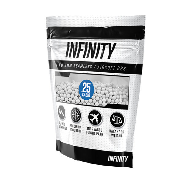 Valken INFINITY Biodegradable 0.25g Airsoft BB's - 1 KG