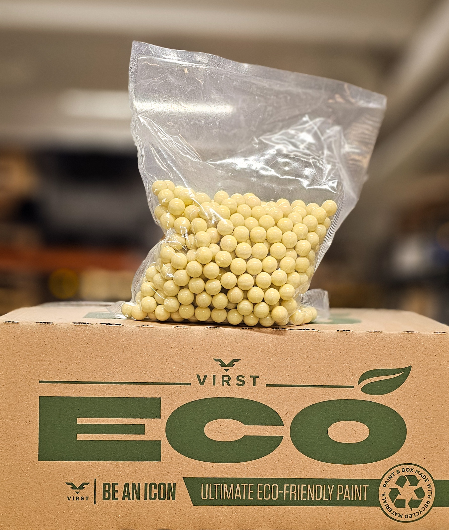 Virst ECO .50 Cal Värikuulat 5000 kpl - Flax - Yellow