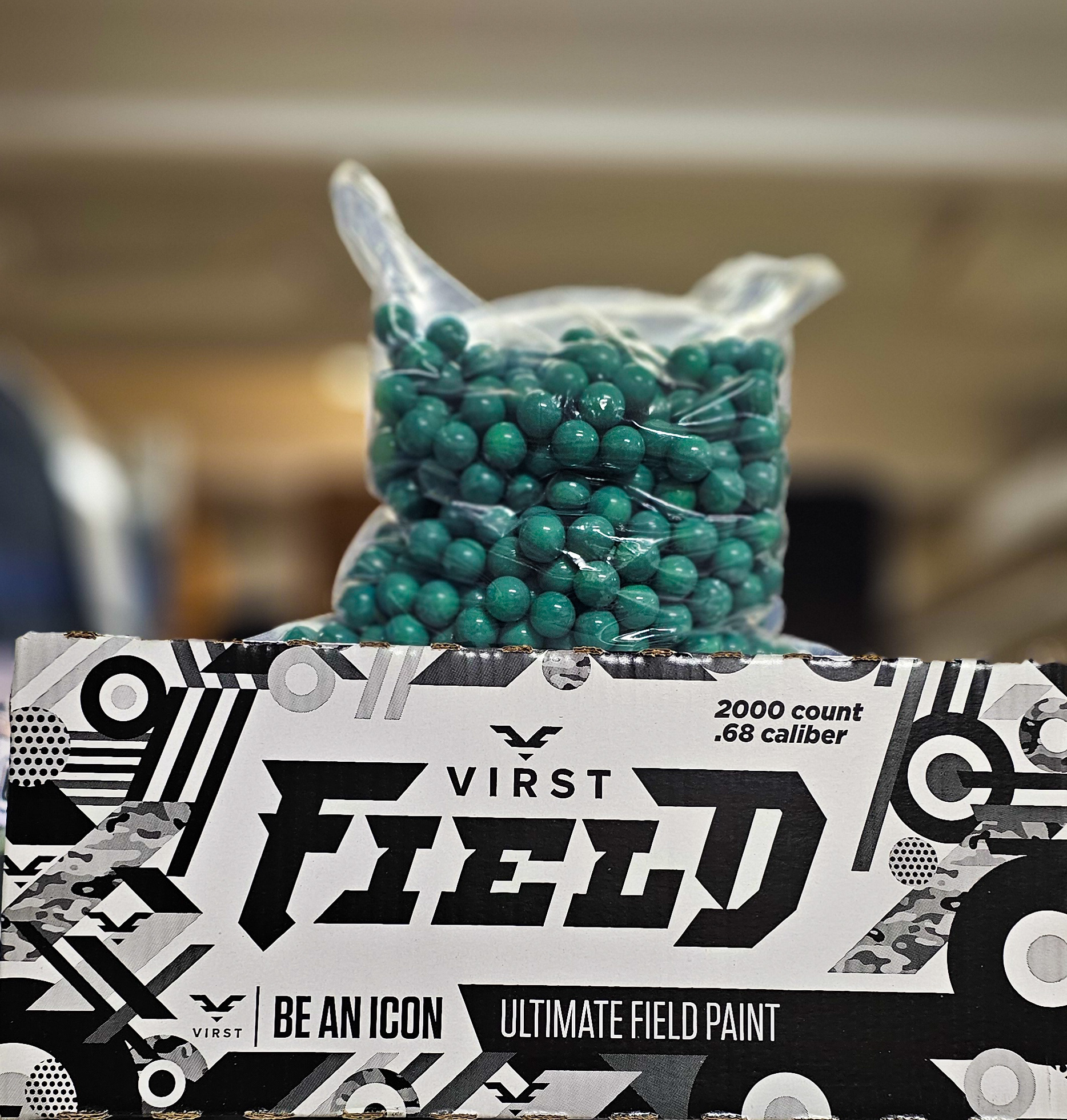 Virst Field Paintballs .68 Cal 2000 pcs Mixed colors