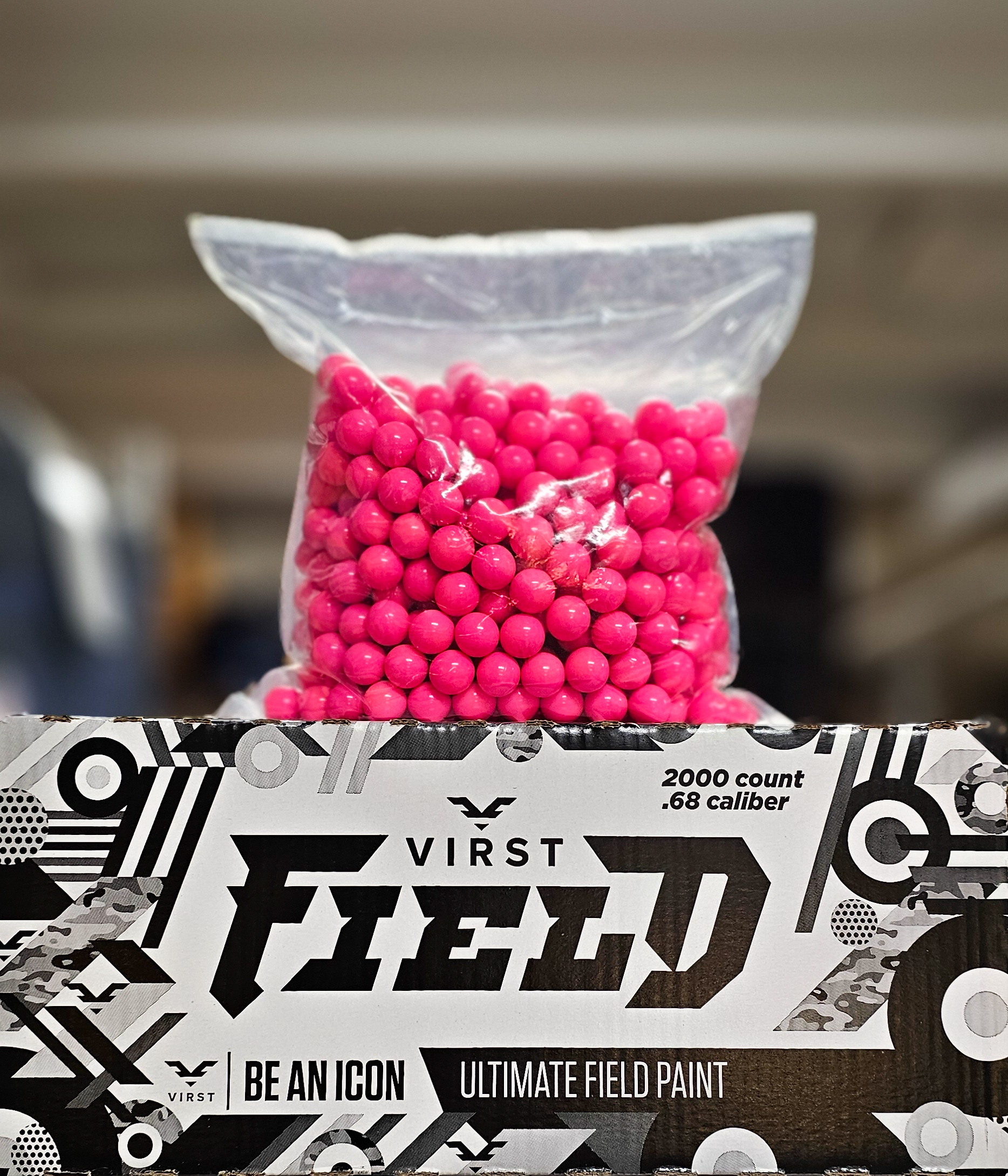 Virst Field Paintballs .68 Cal 2000 pcs Pink