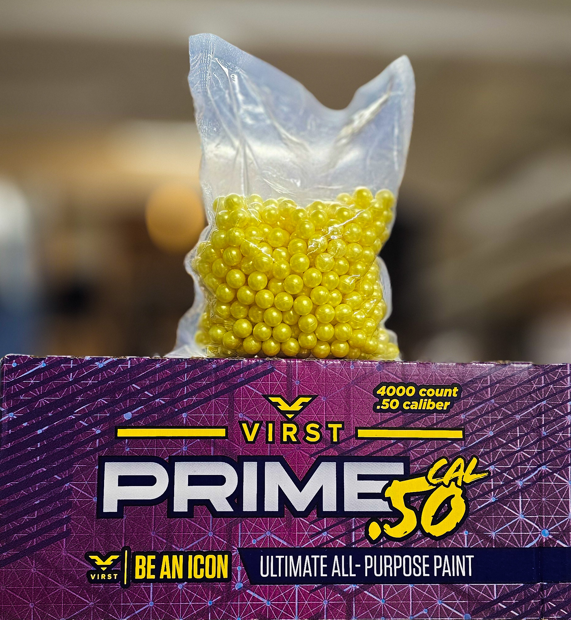 Virst Prime .50 Cal Värikuulat 5000 kpl - Metallic Yellow