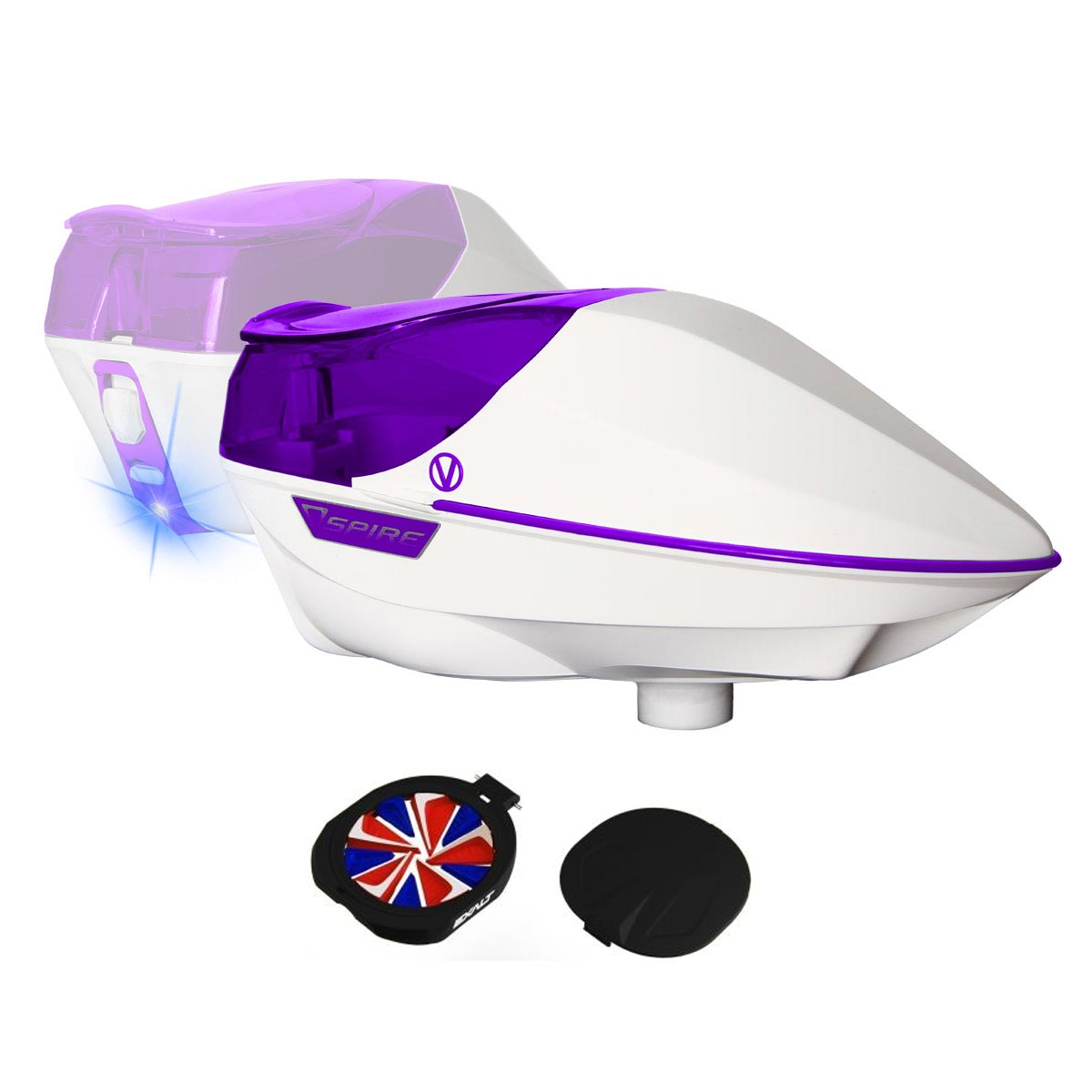 Virtue Spire Loader 260 White / Purple & Exalt Fast Feed Combo